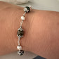 Varisse Bracelet - Moss Agate and Pearl