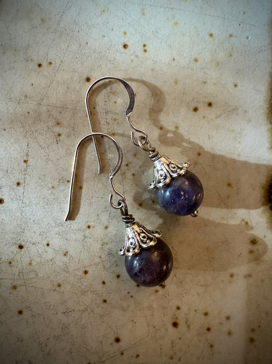 Camila Earrings - Iolite