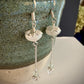 Aurora Earrings - Moonstone and Fluorite
