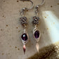 Coraje Earrings - Faceted Amethyst