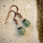 Ainara Earrings - Green Aventurine and Quartz