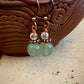 Ainara Earrings - Green Aventurine and Quartz