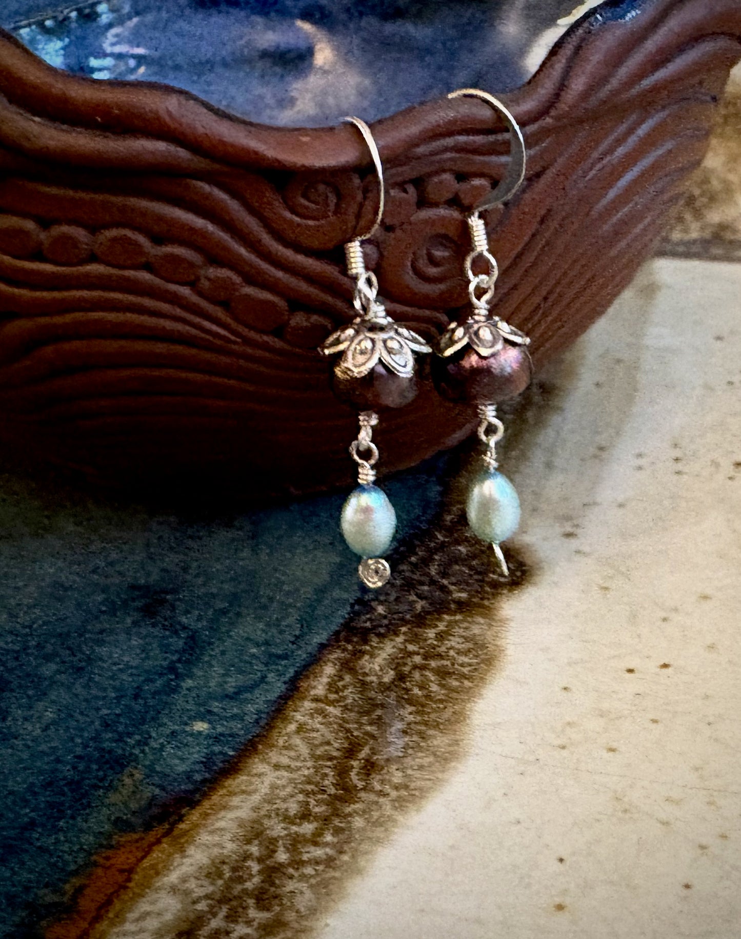 Isabella Earrings - Freshwater Pearl