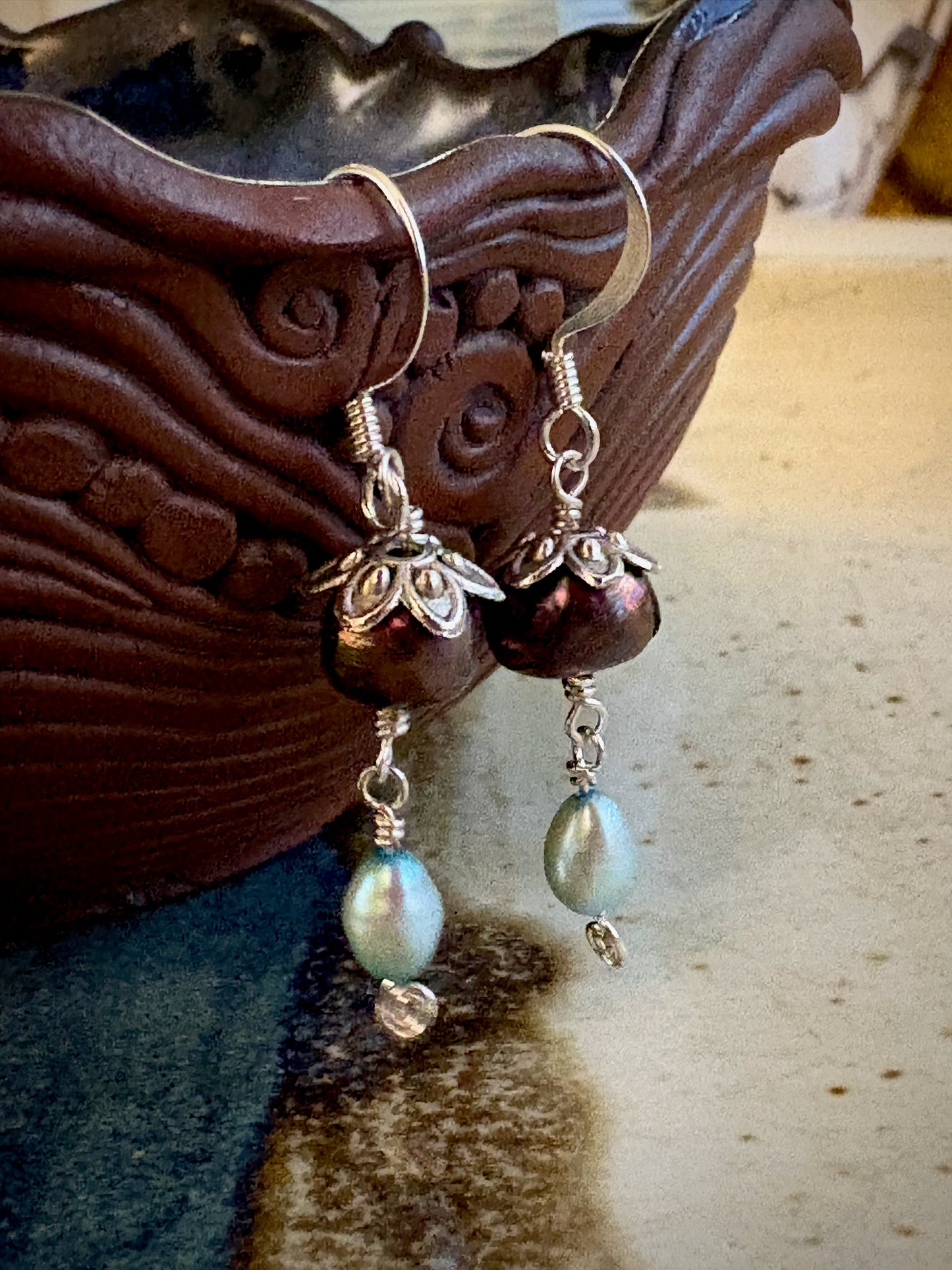 Isabella Earrings - Freshwater Pearl