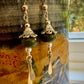 Catalina Earrings - Moss Agate