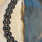 Roxelia Beadwork Choker Necklace - Fluorite and Sapphire