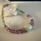 Lirael Bracelet - Milky Quartz, Amethyst, and Chrysoprase