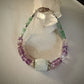 Lirael Bracelet - Milky Quartz, Amethyst, and Chrysoprase