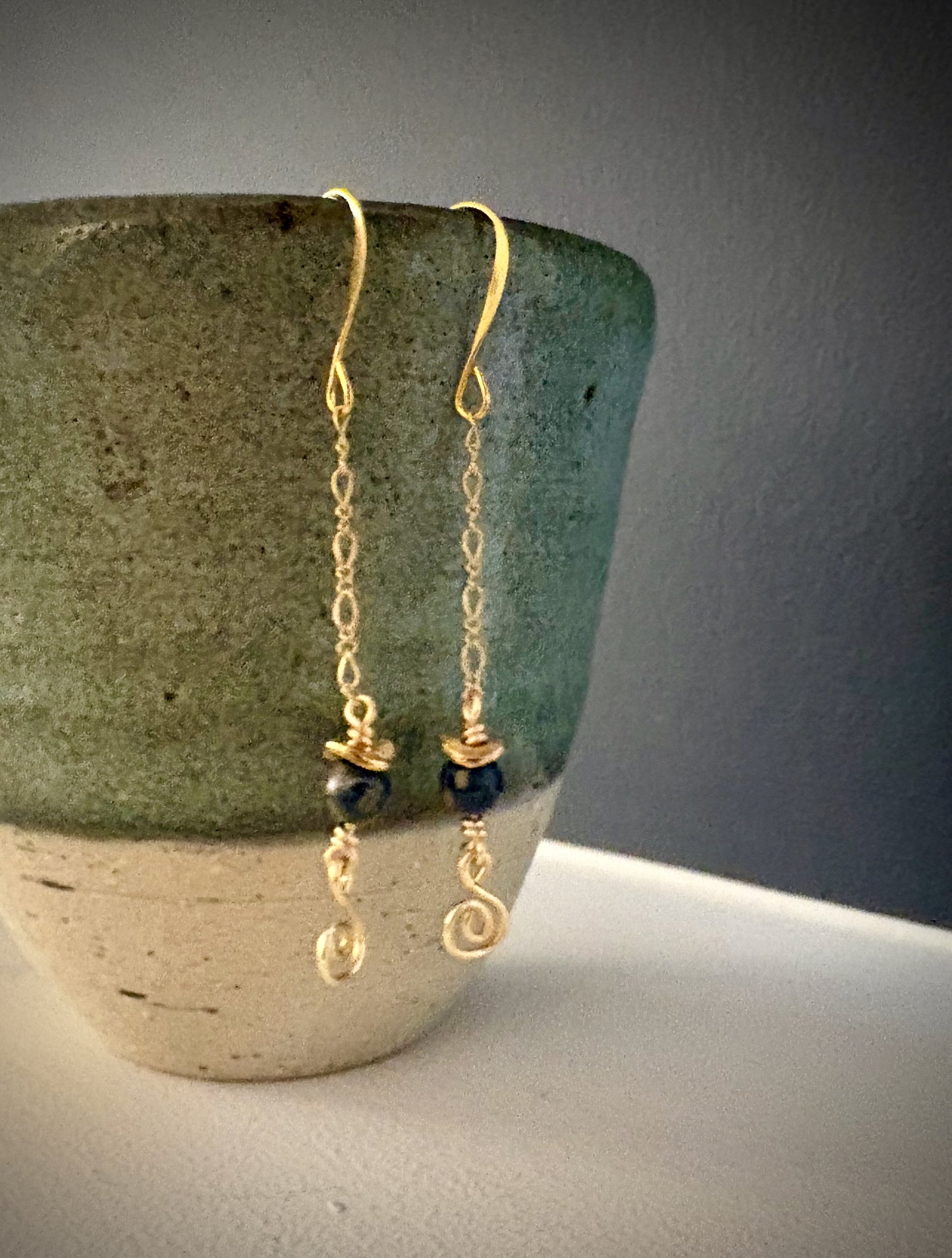 Triana Earrings - Lapis Lazuli