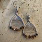 Nido Earrings - Garnet and Topaz
