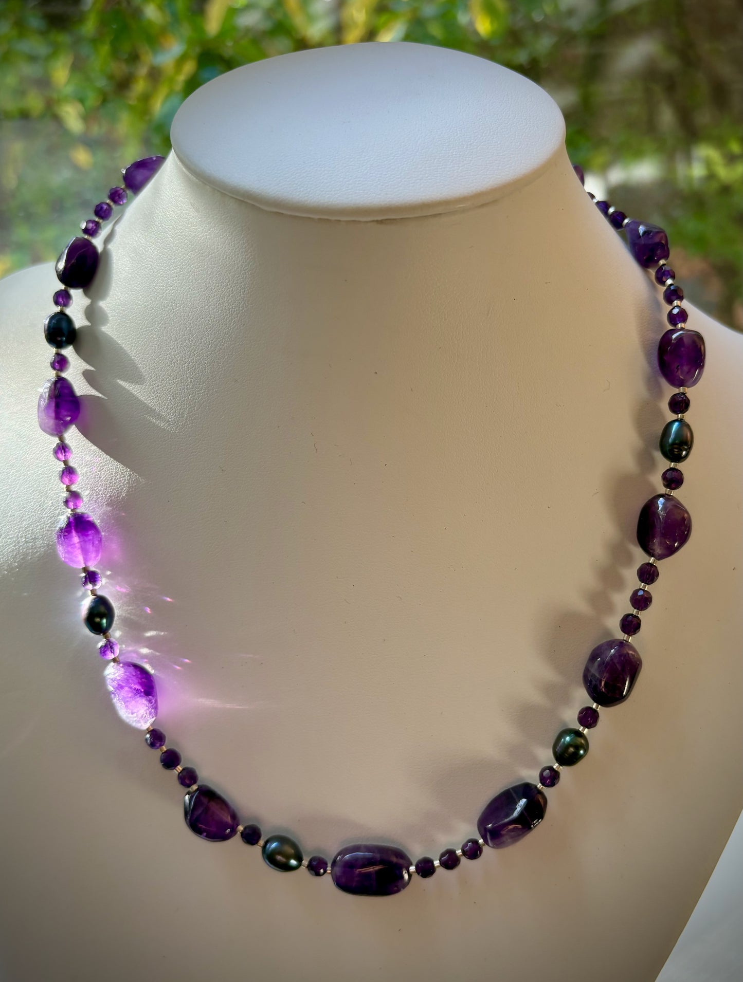 Romina Necklace - Amethyst