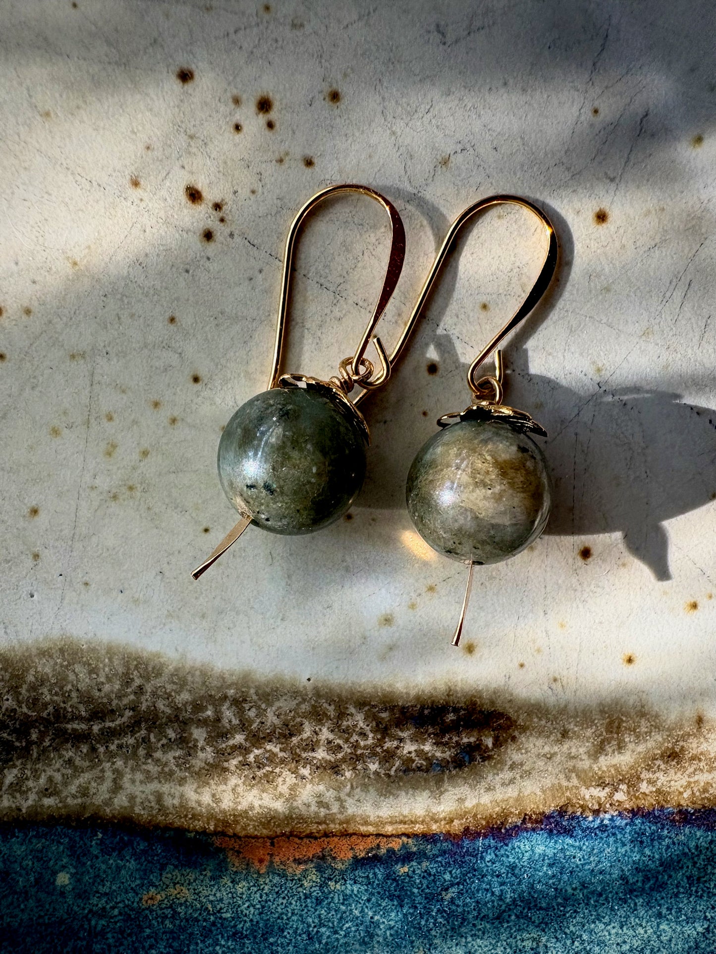 Adhara Earrings - Labradorite