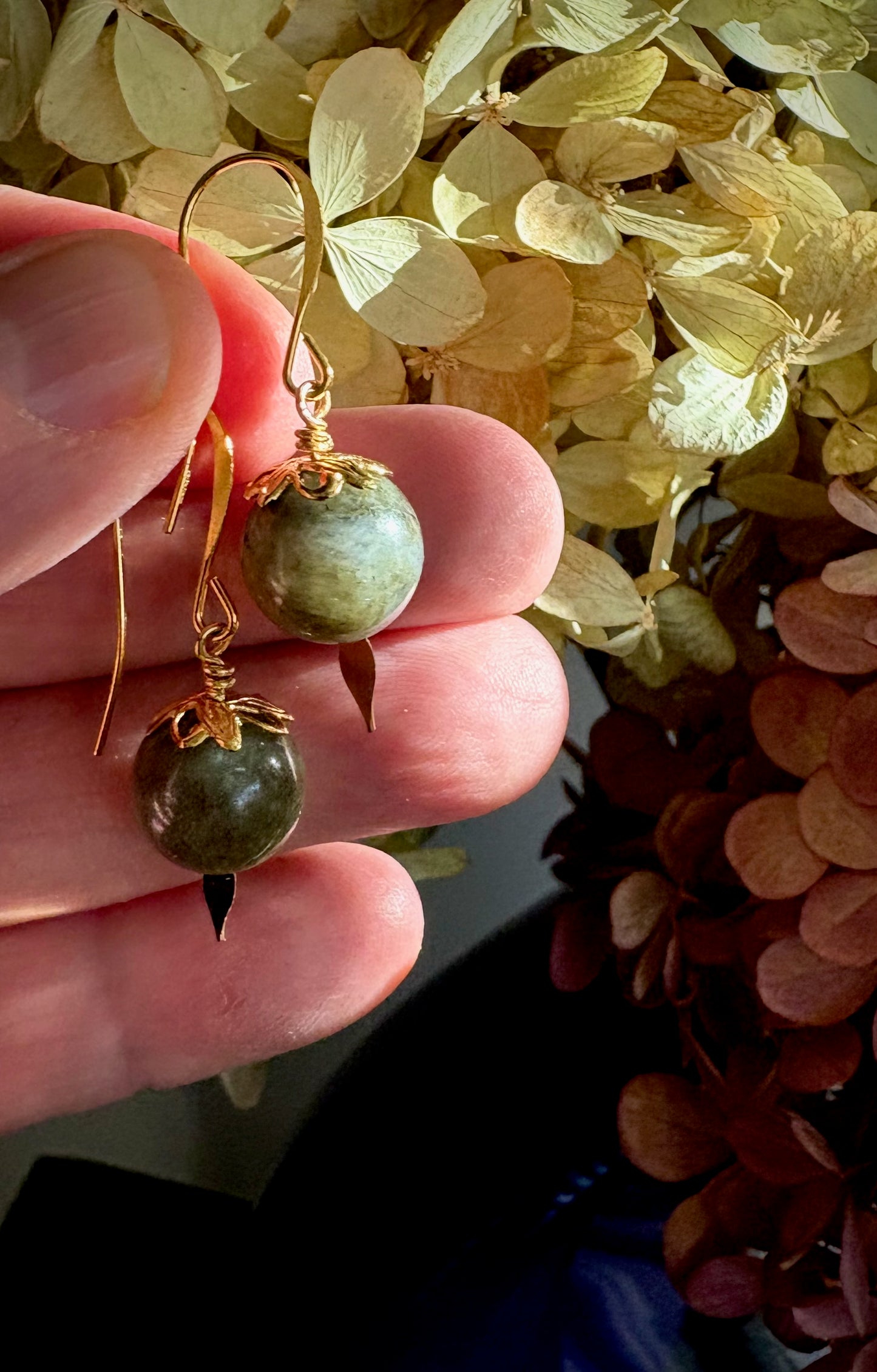 Adhara Earrings - Labradorite