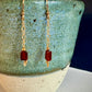 Guadalupe Earrings - Garnet