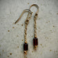 Guadalupe Earrings - Garnet