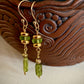 Natalia Earrings - Green Garnet