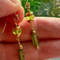 Natalia Earrings - Green Garnet