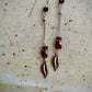 Paula Earrings - Garnet