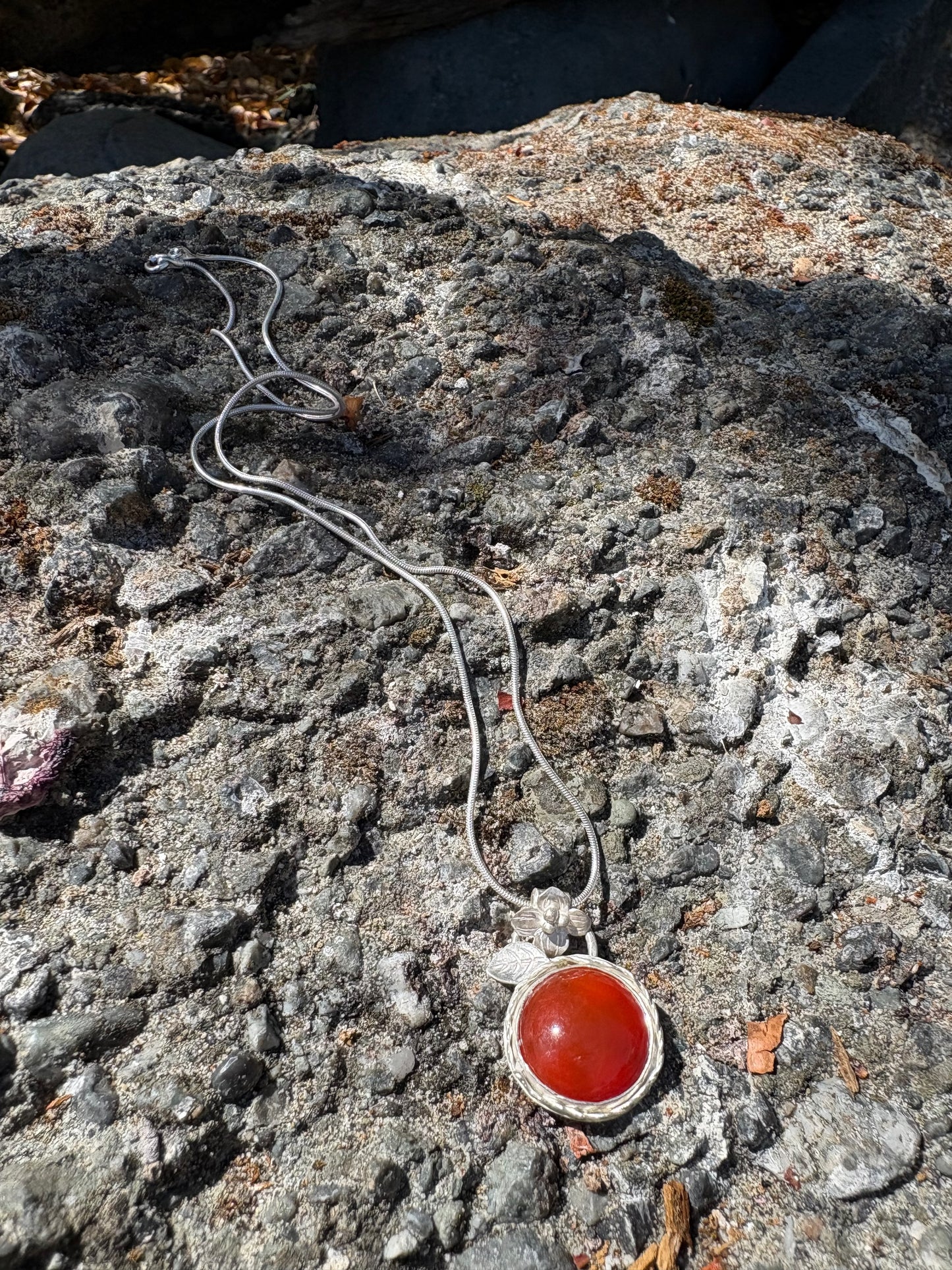 Karma Carnelian - Carnelian and Sterling Silver