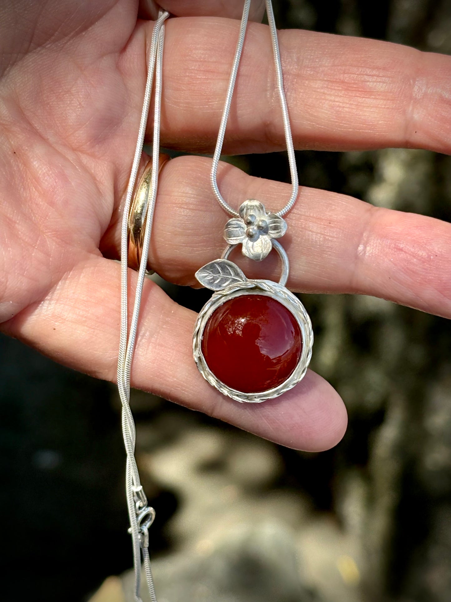 Karma Carnelian - Carnelian and Sterling Silver