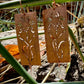 Limniris Earrings - Copper and Quartz