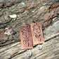 Limniris Earrings - Copper and Quartz