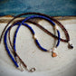 Lapis Lazuli, Peach Moonstone, and Freshwater Pearl Choker Necklace