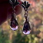 Loto Sagrado Earrings - Swarovski Crystal Silver Lotus