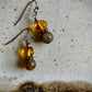 Baltic Amber and Labradorite Earrings