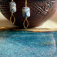 Tesoro Earrings - Blue Spot Jasper