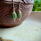 Green Aventurine Wire-wrapped Earrings