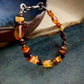 Atia Bracelet - Baltic Amber and Garnet