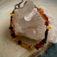 Atia Bracelet - Baltic Amber and Garnet