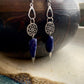 Encanto Earrings - Lapis Lazuli with Sterling Silver Teardrop