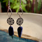 Encanto Earrings - Lapis Lazuli with Sterling Silver Teardrop