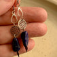 Encanto Earrings - Lapis Lazuli with Sterling Silver Teardrop