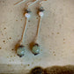 Aquamarine and Pearl Drop Earrings