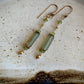 Tranquilidad Earrings - Chalcedony, Peridot and Topaz Drops