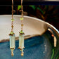 Tranquilidad Earrings - Chalcedony, Peridot and Topaz Drops