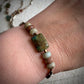 Preciosa Bracelet - Chrysocolla in Quartz and Polychrome Jasper