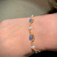 Cyrene Bracelet - Blue Aventurine and Freshwater Pearl