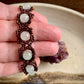 Maira Bracelet - Milky Quartz and seed beads