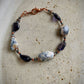 Bateia Bracelet - Moss Opal, Iolite, Copper