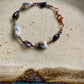 Bateia Bracelet - Moss Opal, Iolite, Copper