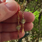 Madreselva Earrings - Fluorite and Green Garnet