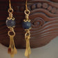 Lago Earrings - Blue Aventurine