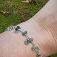 Halimede Bracelet - Fancy Jasper with Flower Dangles