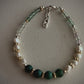 Galatea Bracelet - Fancy Jasper, Pearls, Fluorite