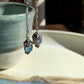 Guapa Earrings - Labradorite Cube and Rondelle Drops