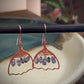 Nube Earrings - Copper Wirework with Iolite